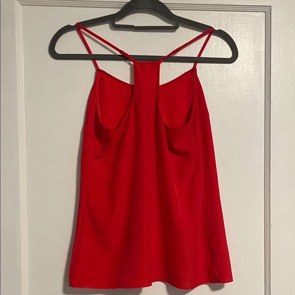 J. Crew Red Spaghetti-Strap Camisole size 0 - Picture 8 of 11